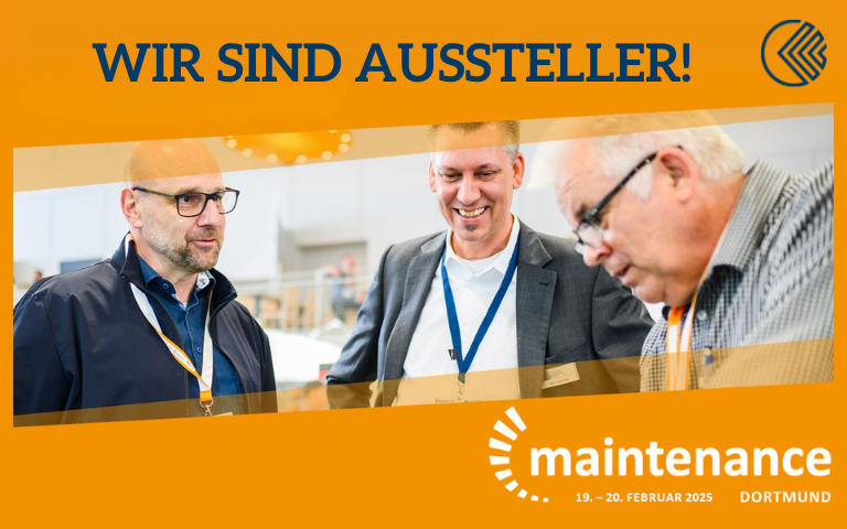 Wir sind erneut Aussteller auf der Maintenance 2025 in Dortmund! NEWS